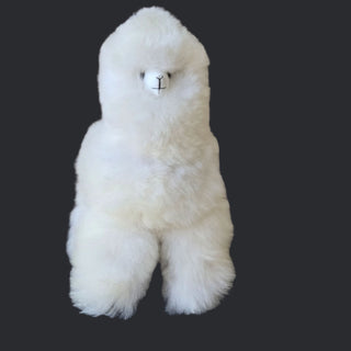 17" Standing Fur Alpaca Toy Toys
