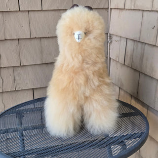 17" Standing Fur Alpaca Toy Toys