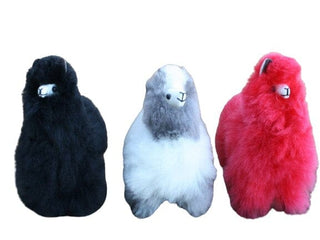 9" Standing Fur Alpaca Toy Toys
