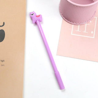 Adorable Alpaca Gel Ink Pen Fun Purple