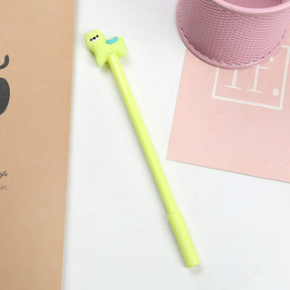 Adorable Alpaca Gel Ink Pen Fun Yellow