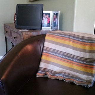Alpaca at Home Alpaca Throw Blankets P