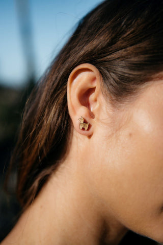 Alpaca Bamboo Earrings Jewelry