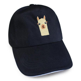 Alpaca Baseball Cap Hat AlpacaWatching Black
