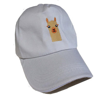 Alpaca Baseball Cap Hat AlpacaWatching OffWhite