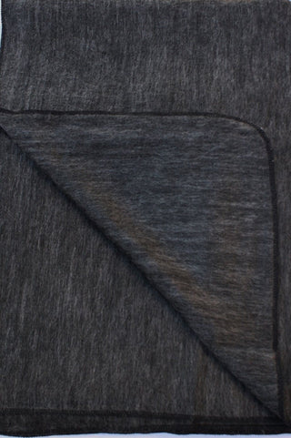 Alpaca Bed Blanket Blankets Charcoal Grey