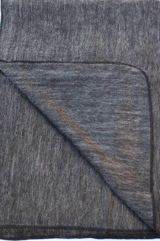 Alpaca Bed Blanket Blankets DarkGrey