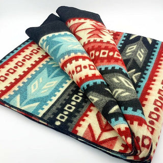 Alpaca Bed Blanket - Patterned Blankets