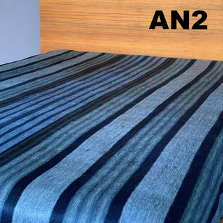 Alpaca Bed Blanket - Striped Blankets