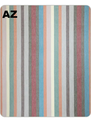Alpaca Bed Blanket - Striped Blankets