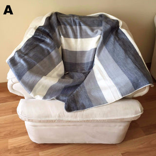 Alpaca Bed Blanket - Striped Blankets