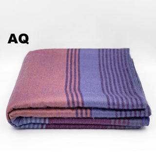 Alpaca Bed Blanket - Striped Blankets
