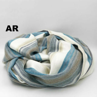 Alpaca Bed Blanket - Striped Blankets