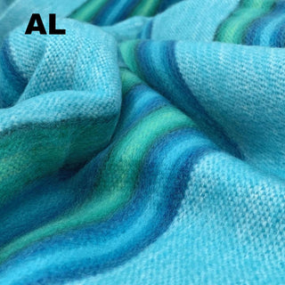 Alpaca Bed Blanket - Striped Blankets