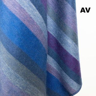 Alpaca Bed Blanket - Striped Blankets