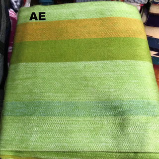 Alpaca Bed Blanket - Striped Blankets AE