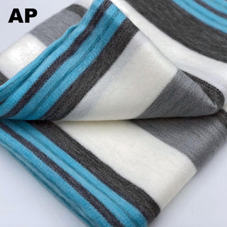 Alpaca Bed Blanket - Striped Blankets AP