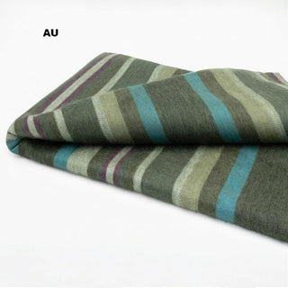 Alpaca Bed Blanket - Striped Blankets AU