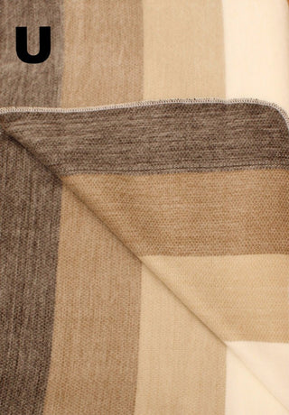Alpaca Bed Blanket - Striped Blankets U