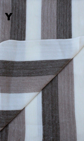 Alpaca Bed Blanket - Striped Blankets Y 