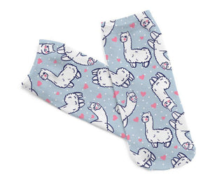 Alpaca Dreams of Love Socks Socks