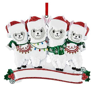 Alpaca Family Christmas Ornament Home Decor 1 Ornament