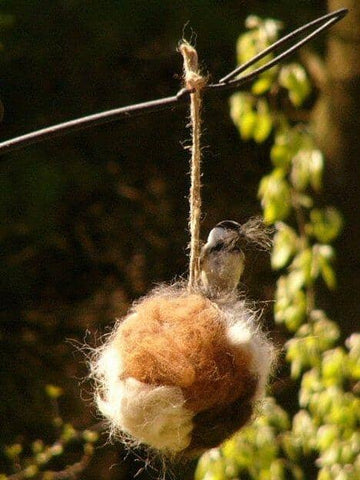 Alpaca Fleece-filled Bird Nesting Ball® - Purely Alpaca