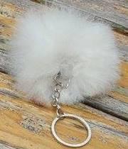 Alpaca Fuzzball Keychain Fun 