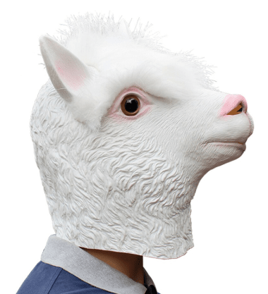 Alpaca Head Latex Party Mask - Purely Alpaca