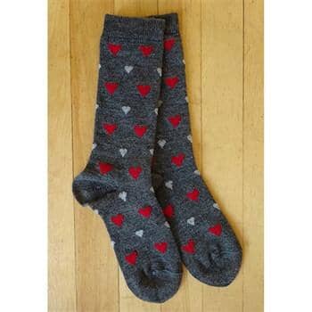 Alpaca Heart Socks - Purely Alpaca