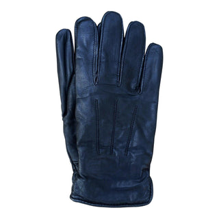 Alpaca Knit Lined Cowhide Leather Gloves - Alpaca Made in the USA Gloves Ladies Black Small