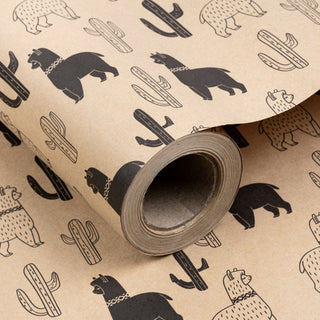 Alpaca Kraft Wrapping Paper