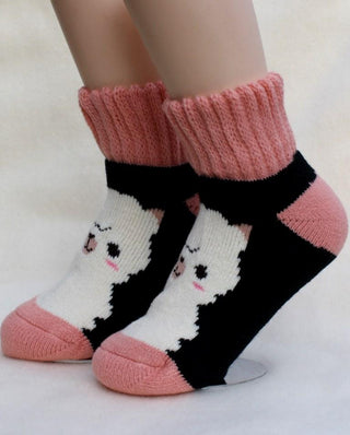 Alpaca Slumber Socks Socks 1 Black Ankle