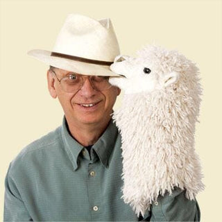 Alpaca Stage Hand Puppet - Purely Alpaca