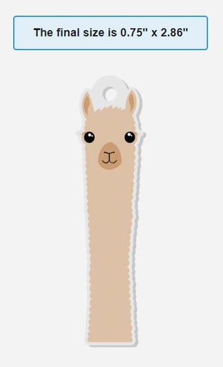 Alpaca Watching Keychain Jewelry