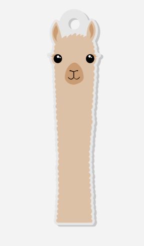 Alpaca Watching Keychain Jewelry