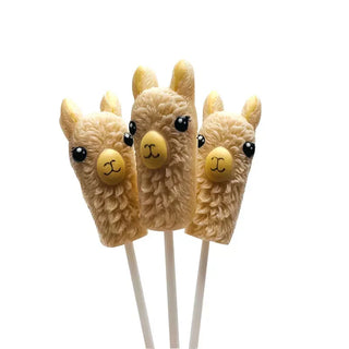 Alpaca Watching Lollipops FUN Butterscotch