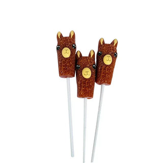 Alpaca Watching Lollipops FUN Chocolate