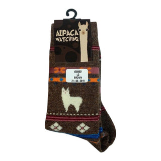 Alpaca Watching Socks Socks