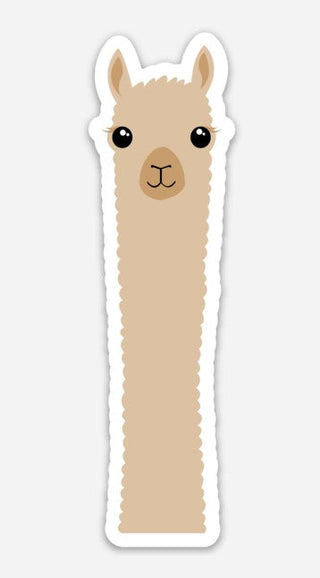 Alpaca Watching Sticker Die Cut Labels FUN Single Label