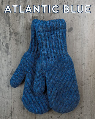 Alpaca Work/Play Alpaca Lined Mittens Glove Small Atlantic Blue