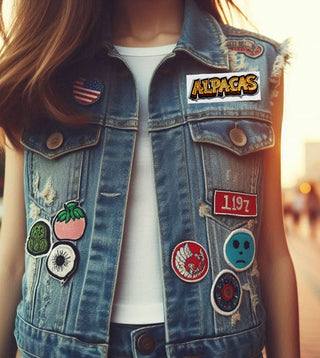 Alpacas Themed Patches Fun
