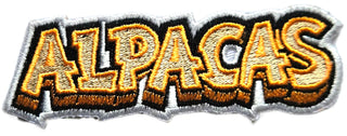 Alpacas Themed Patches Fun ALPACAS
