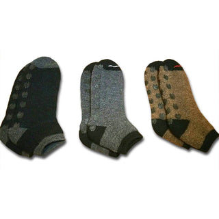 "AlpacaTrax" Gripper Slipper Alpaca Socks Socks Small Black