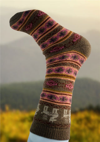 Andes Alpaca Socks Socks Adult Medium MA-06