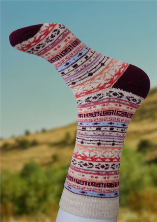Andes Alpaca Socks Socks Adult Medium ML-03