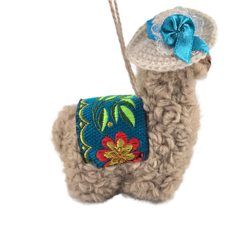 Arequipa Dancer Alpacadorable Figurine Holiday 3 inch Fawn