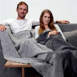Aurora Knit Alpaca Throw - Purely Alpaca