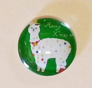 Christmas Alpaca Cabochon Jewel - Purely Alpaca