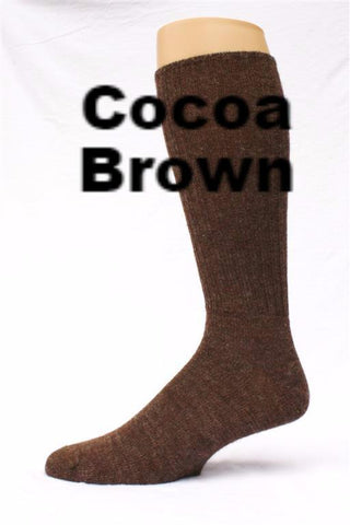 Classic Alpaca Socks Socks Cocoa Brown Small